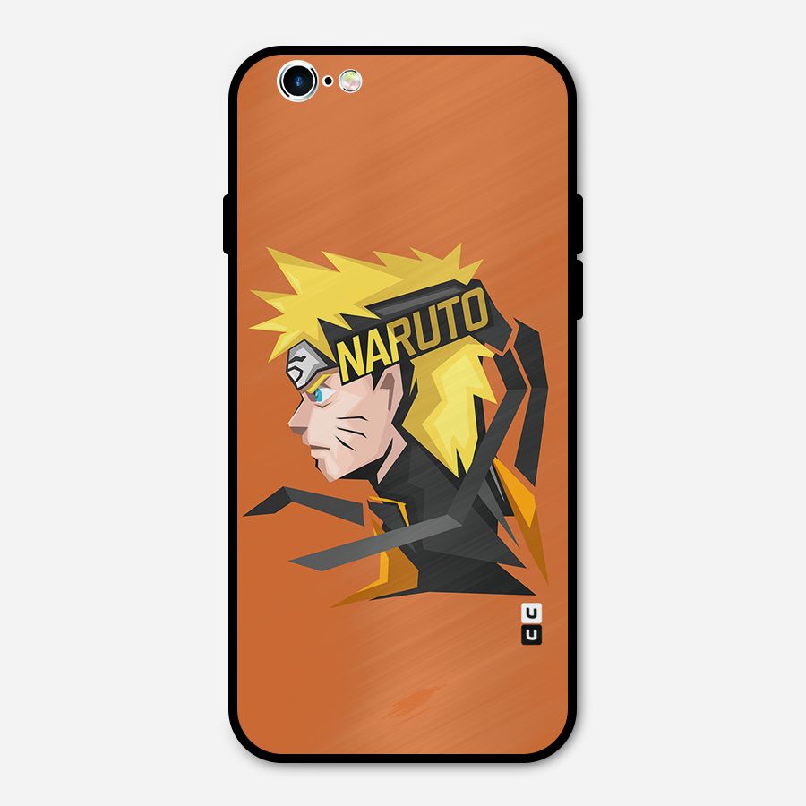 Minimal Naruto Artwork Metal Back Case for iPhone 6 6s