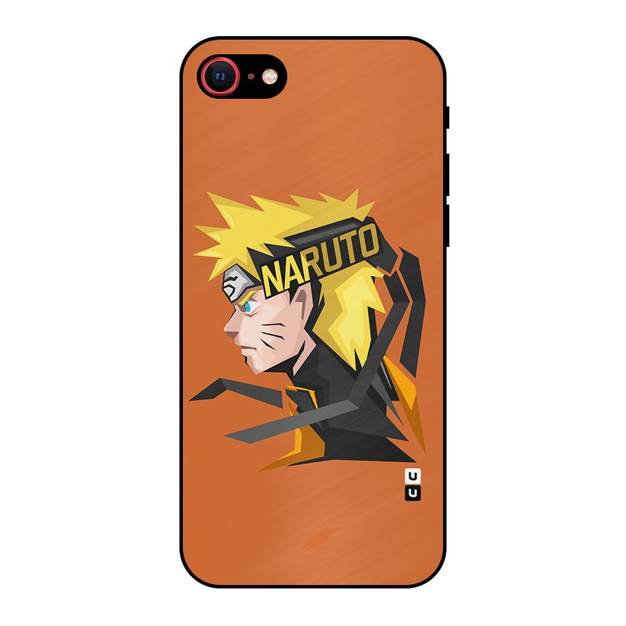 Minimal Naruto Artwork Metal Back Case for iPhone SE 2020