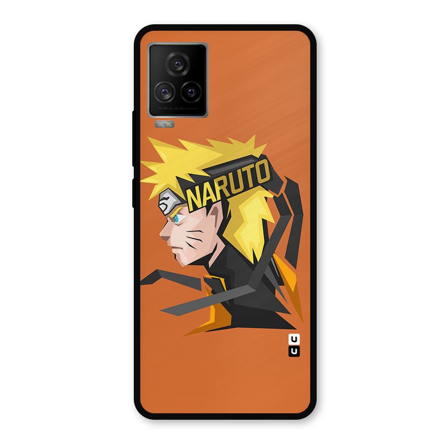 Minimal Naruto Artwork Metal Back Case for iQOO 7 Legend 5G