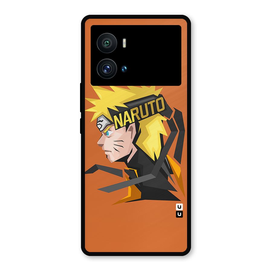 Minimal Naruto Artwork Metal Back Case for iQOO 9 Pro