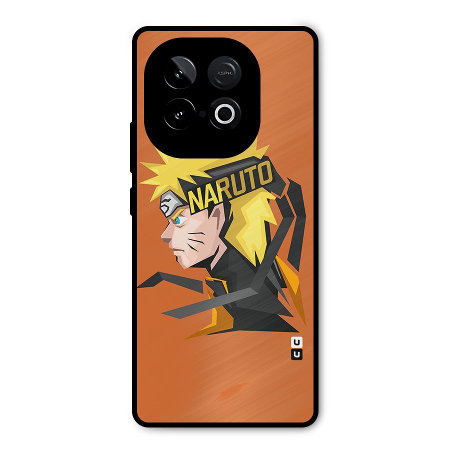 Minimal Naruto Artwork Metal Back Case for iQOO Neo 10