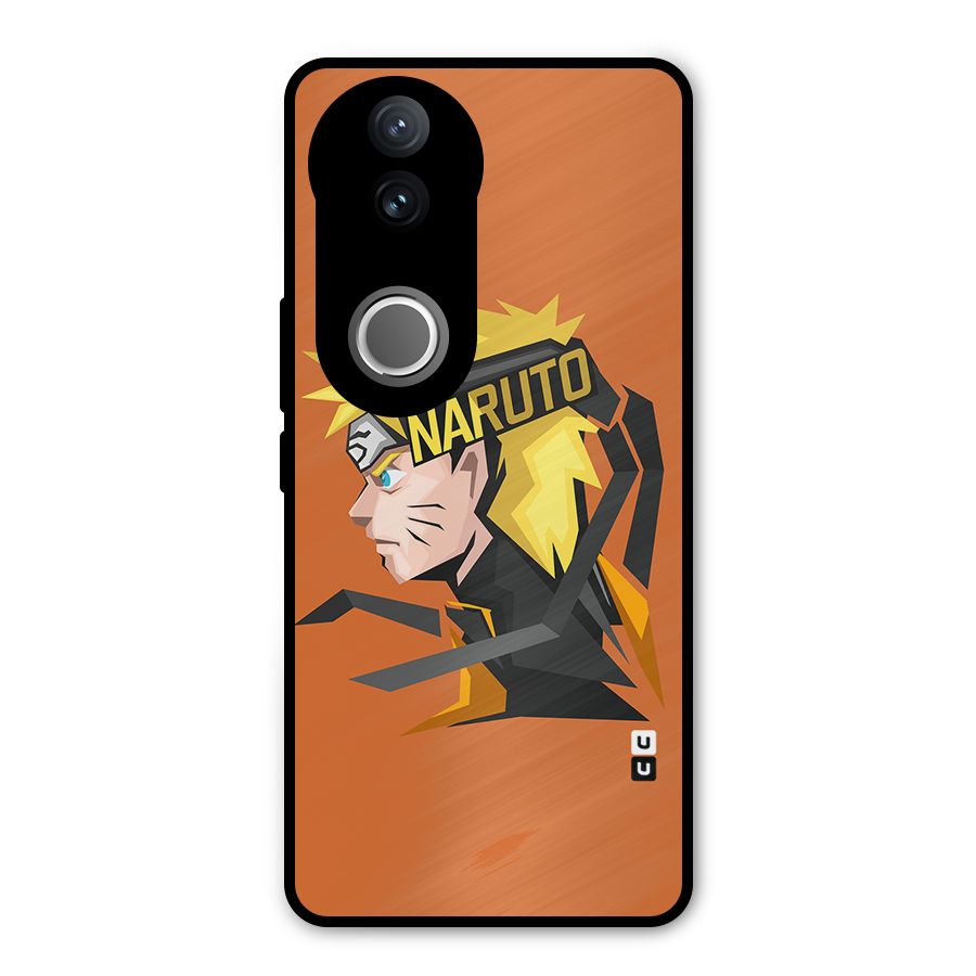 Minimal Naruto Artwork Metal Back Case for iQOO Z10R