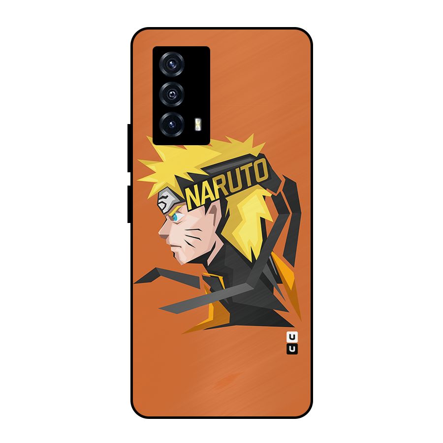 Minimal Naruto Artwork Metal Back Case for iQOO Z5