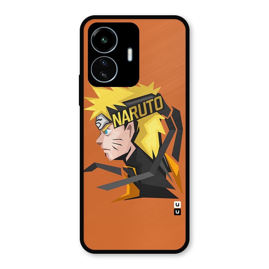 Minimal Naruto Artwork Metal Back Case for vivo iQOO Z6 Lite 5G
