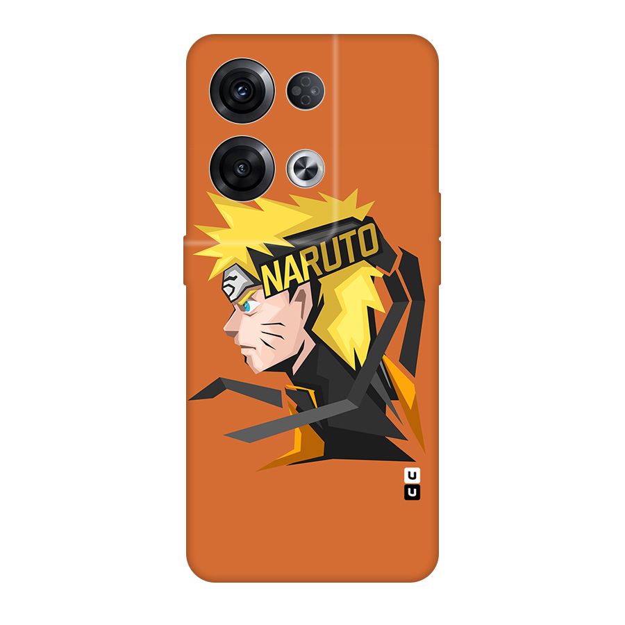 Minimal Naruto Artwork Original Polycarbonate Back Case for Oppo Reno8 Pro 5G
