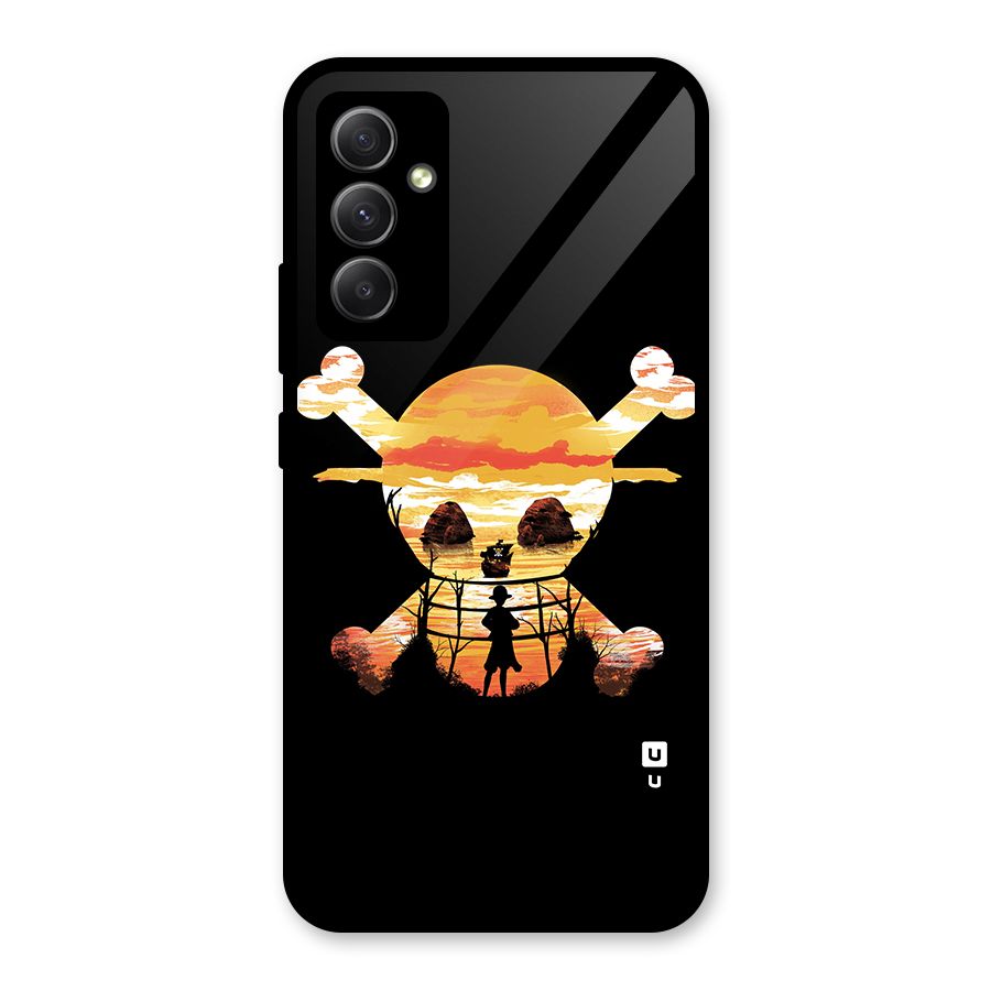 Minimal One Piece Glass Back Case for Galaxy A34