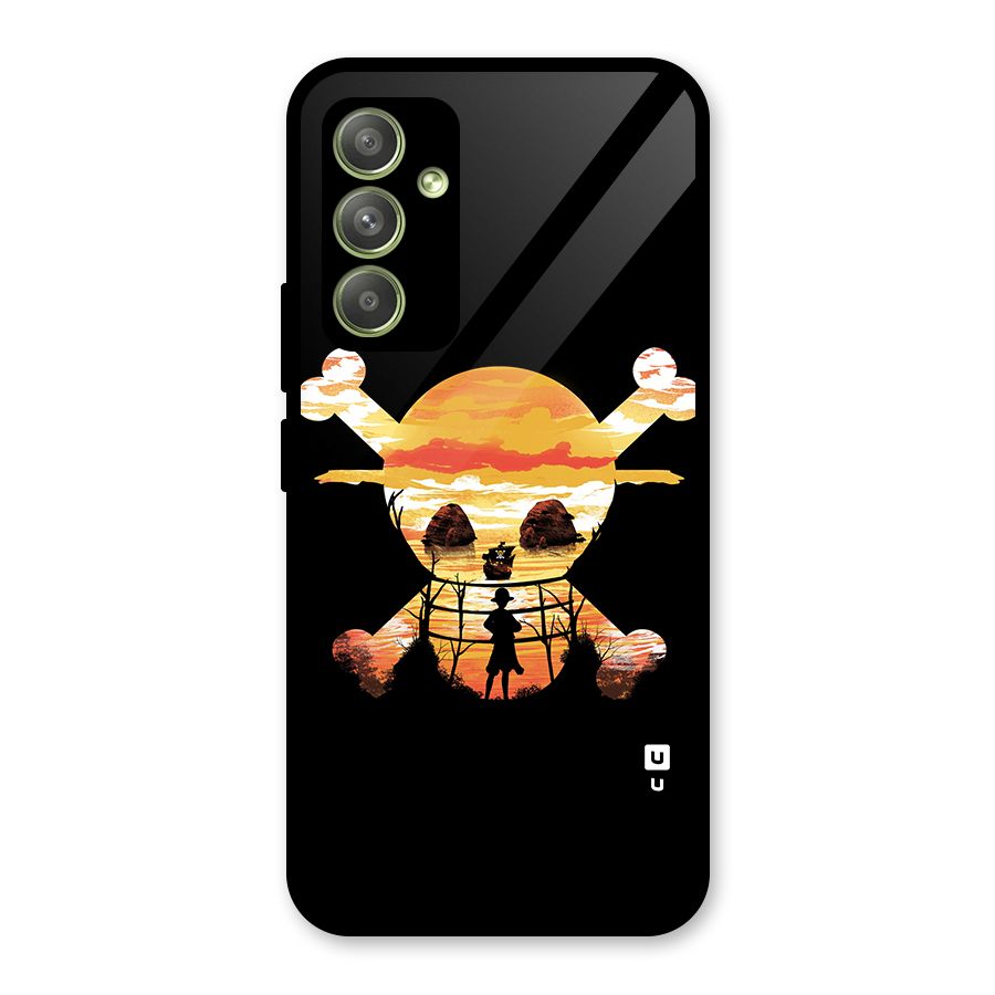 Minimal One Piece Glass Back Case for Galaxy A54