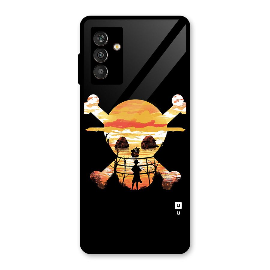 Minimal One Piece Glass Back Case for Galaxy M13