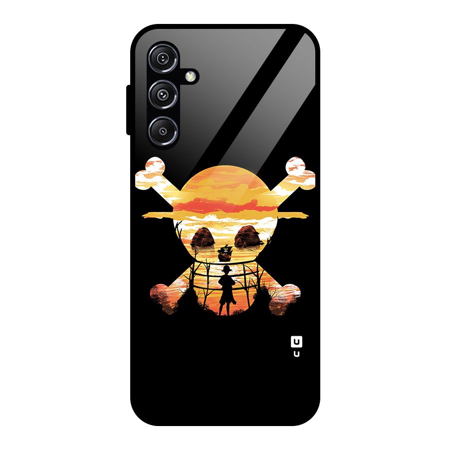 Minimal One Piece Glass Back Case for Galaxy M34 5G
