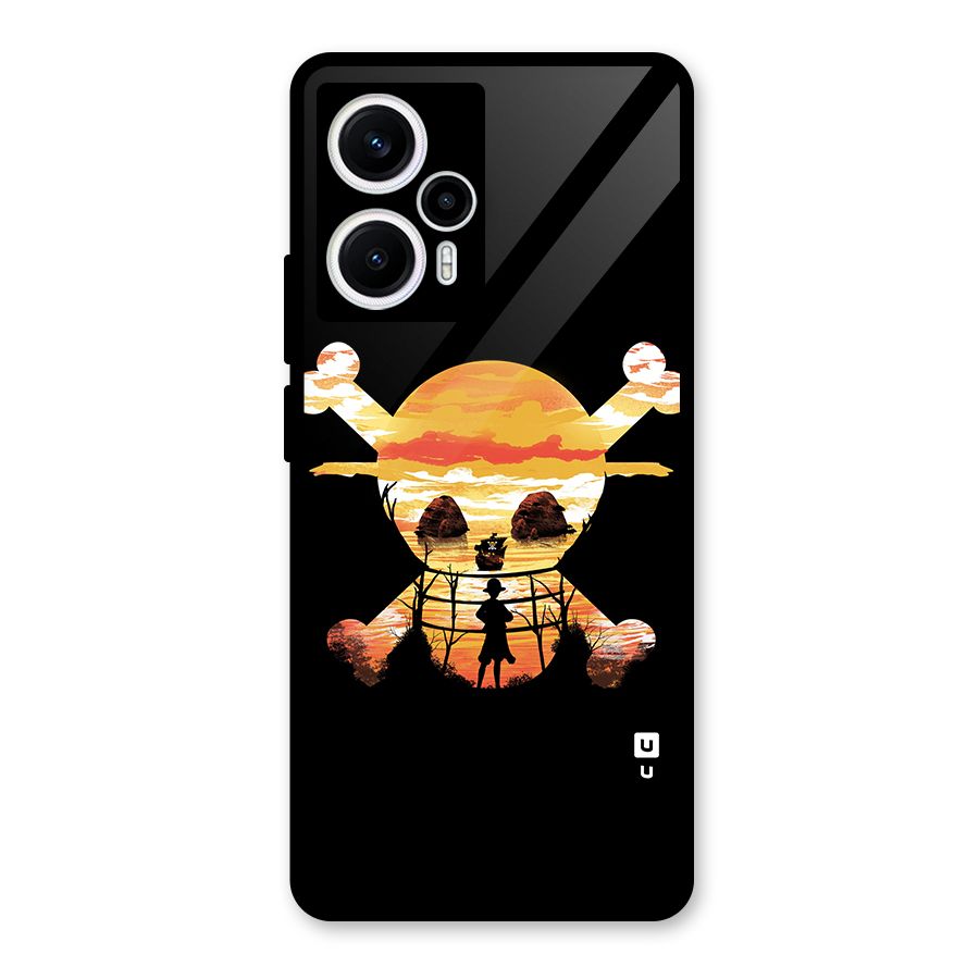 Minimal One Piece Glass Back Case for Poco F5
