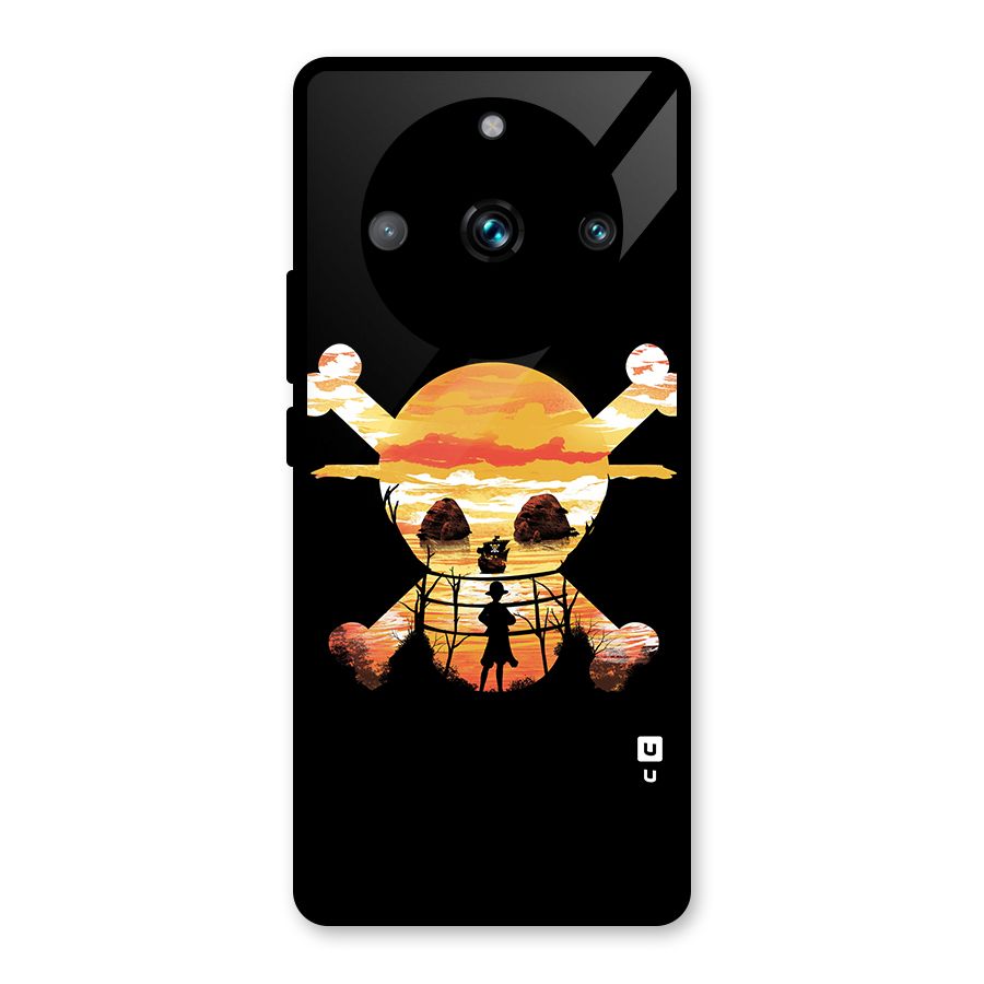 Minimal One Piece Glass Back Case for Realme 11 Pro Plus