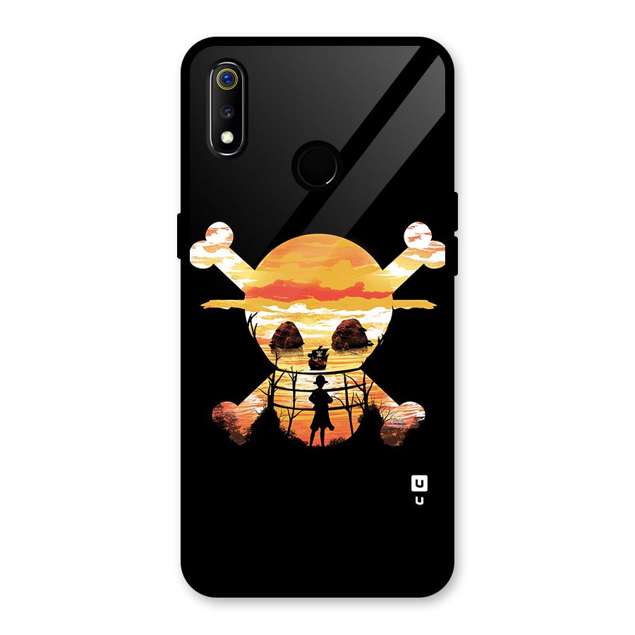Minimal One Piece Glass Back Case for Realme 3i