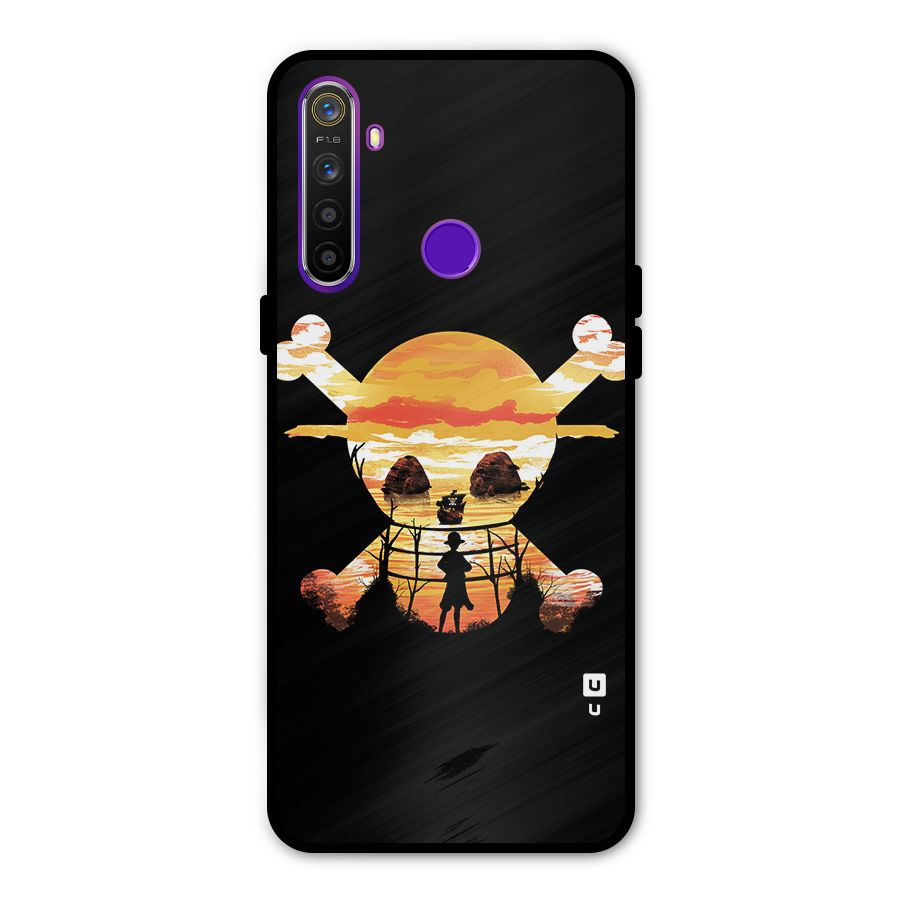 Minimal One Piece Glass Back Case for Realme 5s