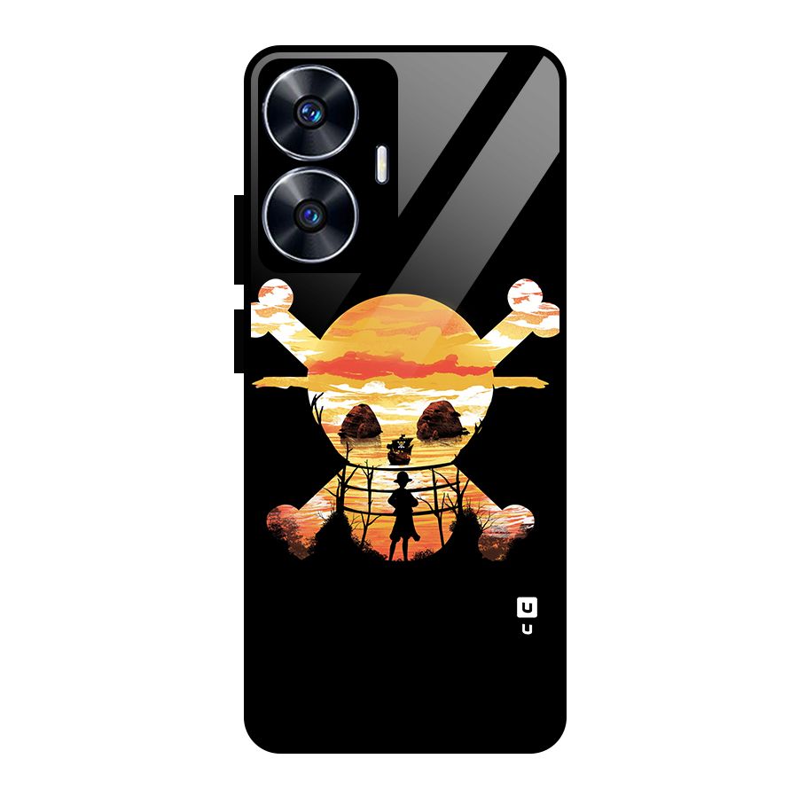 Minimal One Piece Glass Back Case for Realme Narzo N55