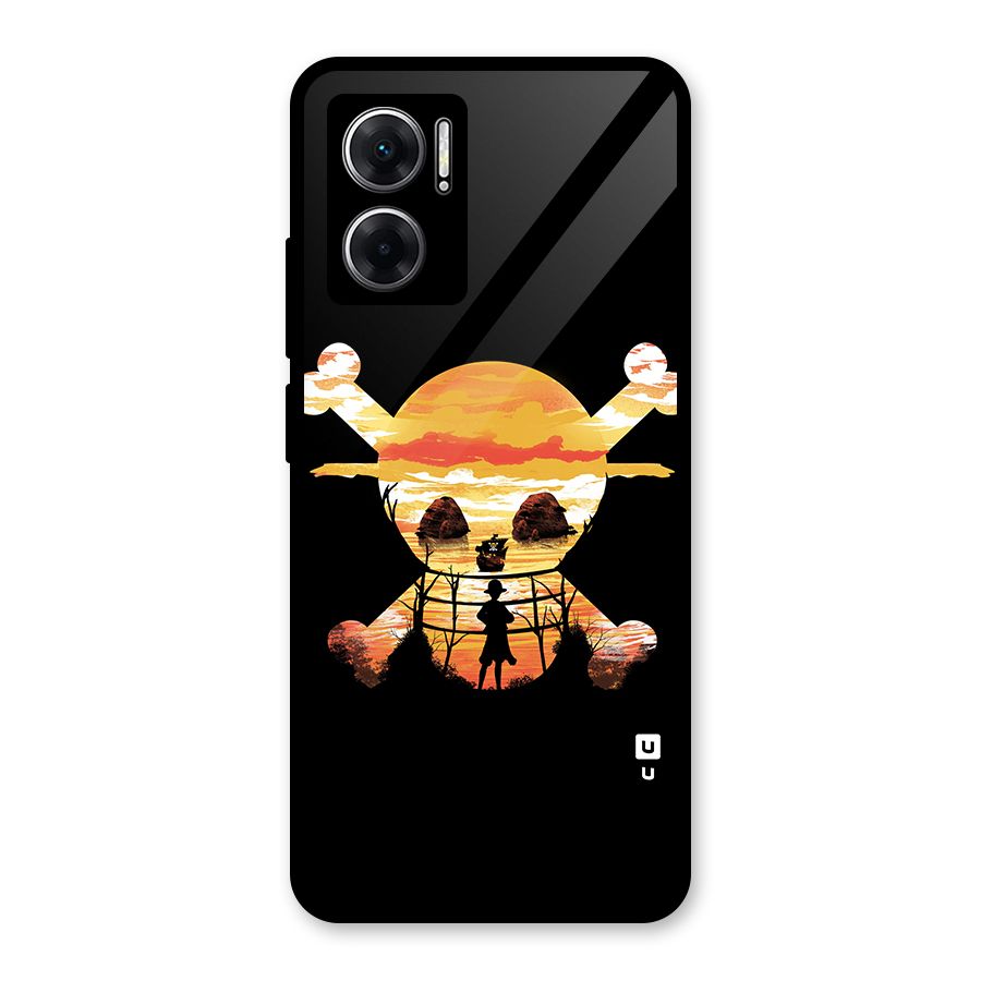 Minimal One Piece Glass Back Case for Redmi 11 Prime 5G