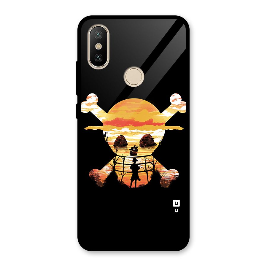 Minimal One Piece Glass Back Case for Redmi A2
