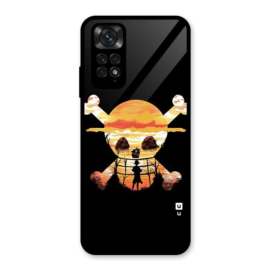 Minimal One Piece Glass Back Case for Redmi Note 11S