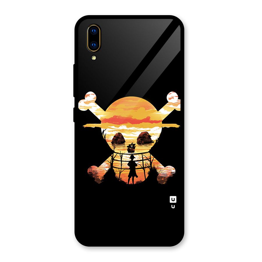Minimal One Piece Glass Back Case for Vivo V11 Pro