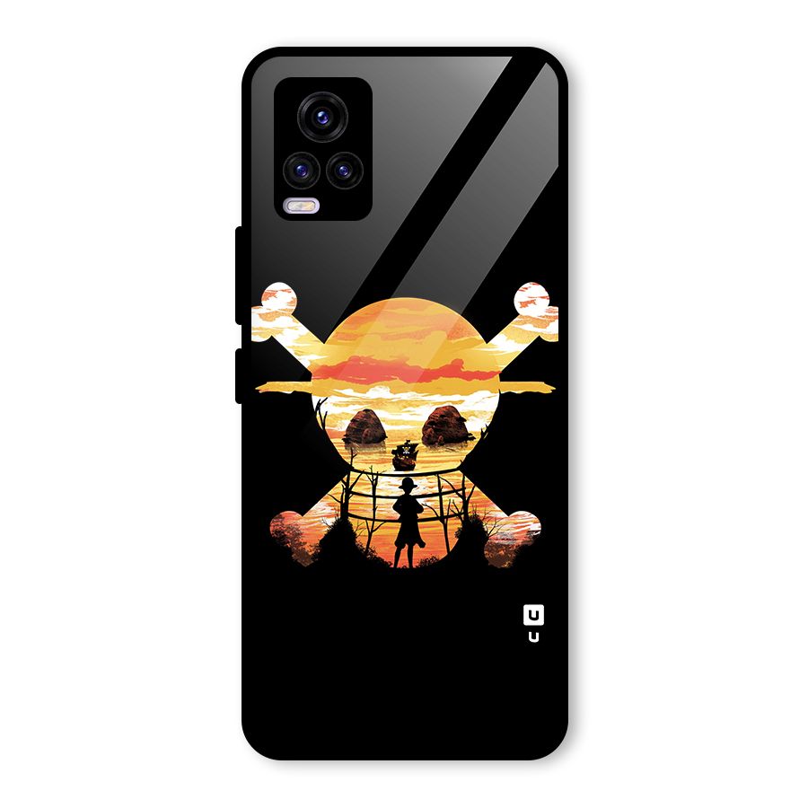 Minimal One Piece Glass Back Case for Vivo V20 2021