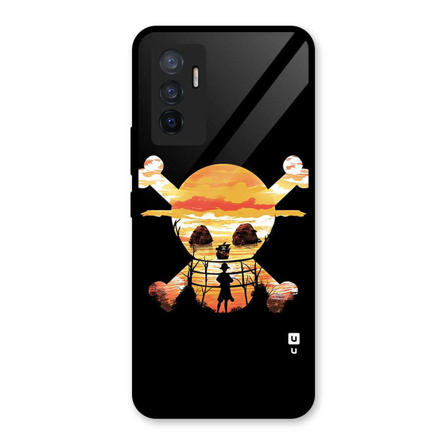 Minimal One Piece Glass Back Case for Vivo V23e