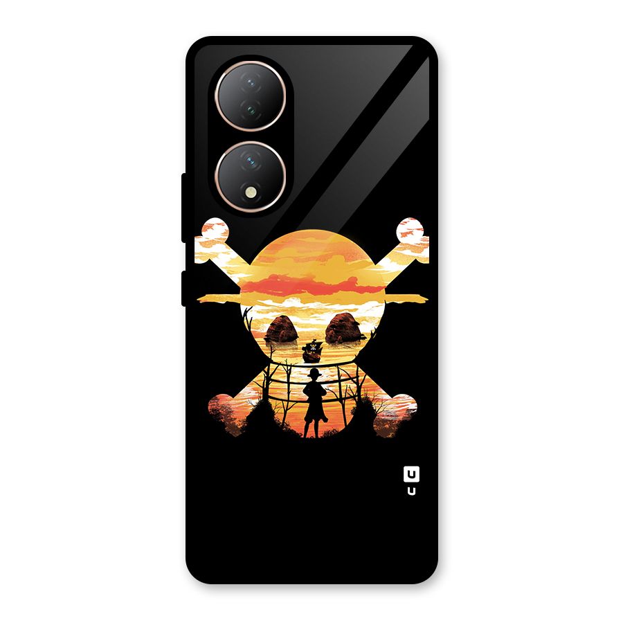 Minimal One Piece Glass Back Case for Vivo Y100A