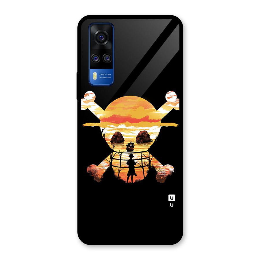 Minimal One Piece Glass Back Case for Vivo Y31