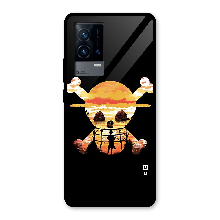 Minimal One Piece Glass Back Case for iQOO 9 5G