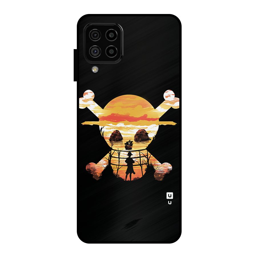 Minimal One Piece Metal Back Case for Galaxy A22 4G