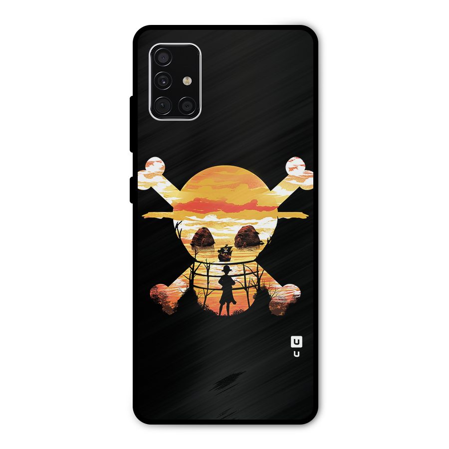 Minimal One Piece Metal Back Case for Galaxy A51