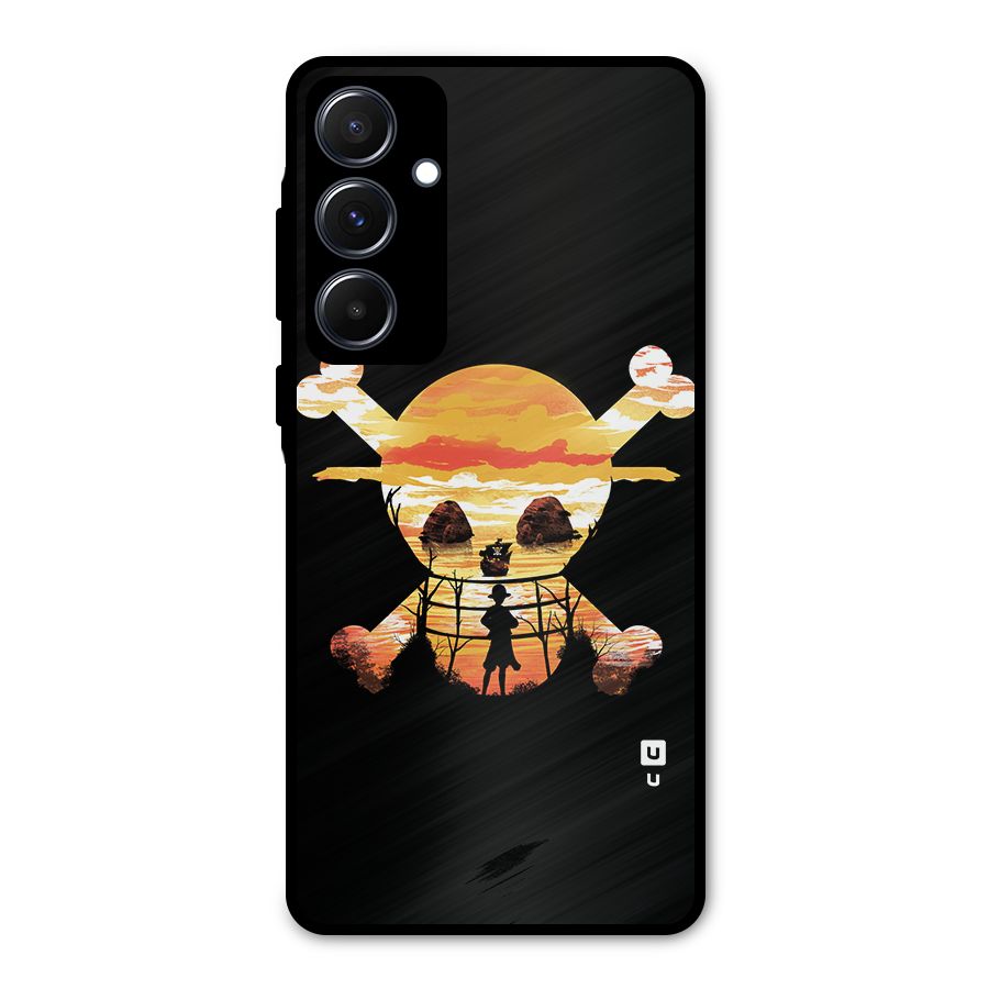 Minimal One Piece Metal Back Case for Galaxy A55