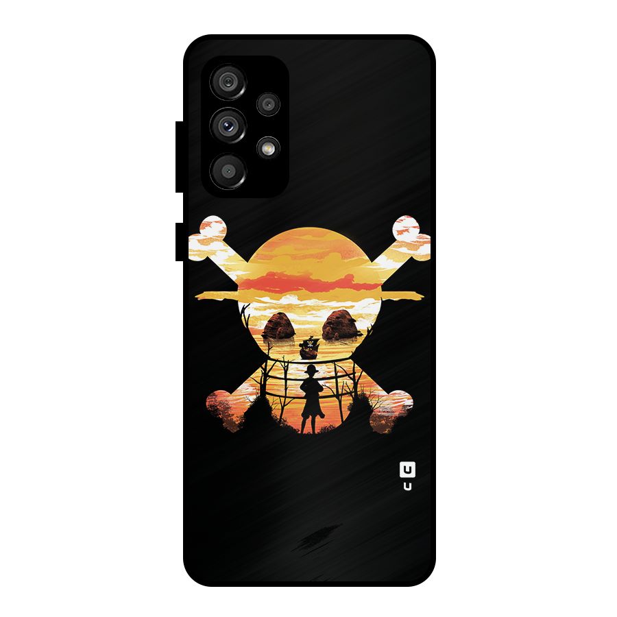 Minimal One Piece Metal Back Case for Galaxy A73 5G