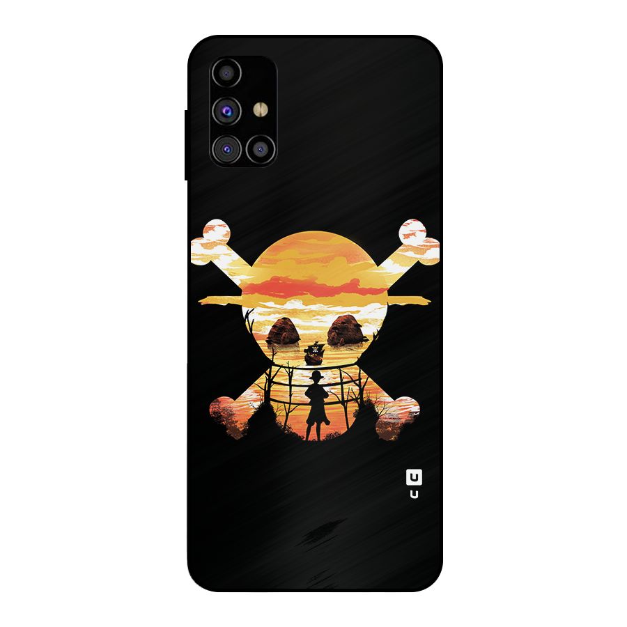 Minimal One Piece Metal Back Case for Galaxy M31s