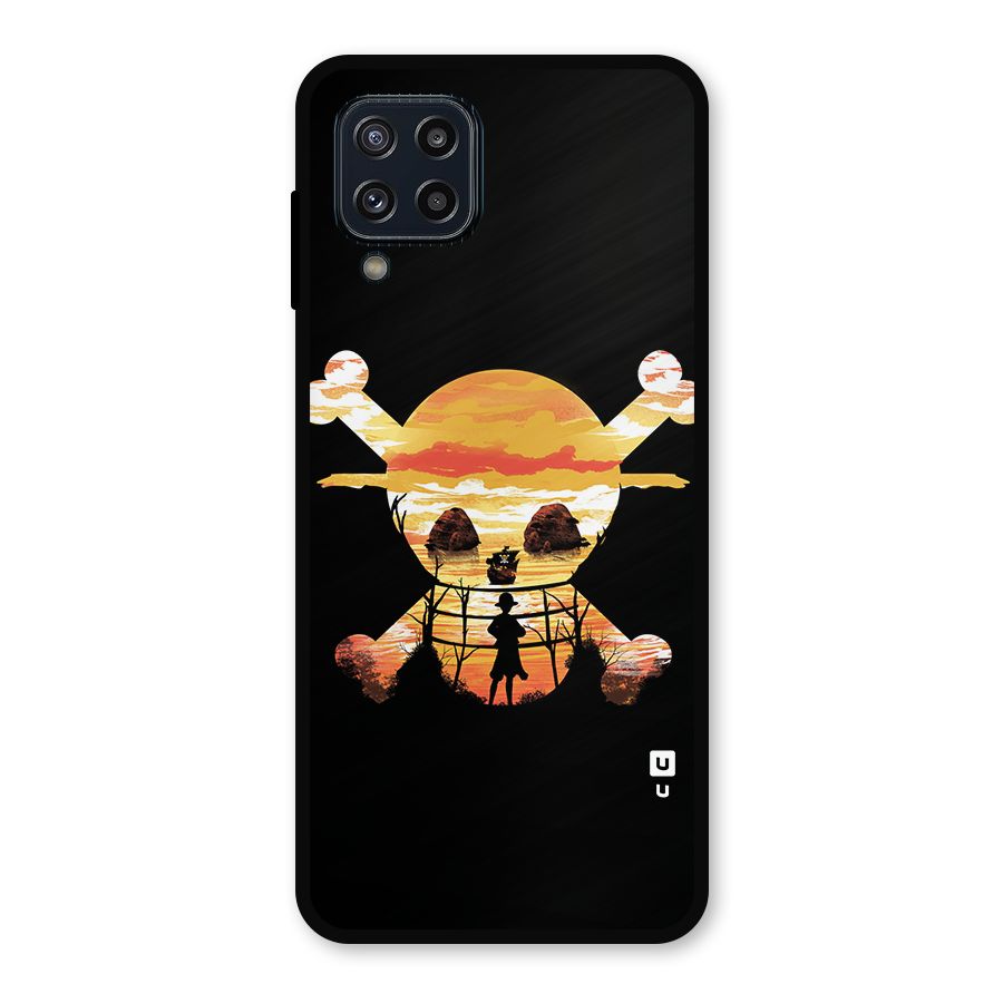 Minimal One Piece Metal Back Case for Galaxy M32