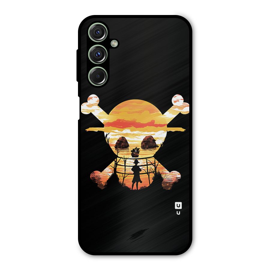 Minimal One Piece Metal Back Case for Galaxy M34