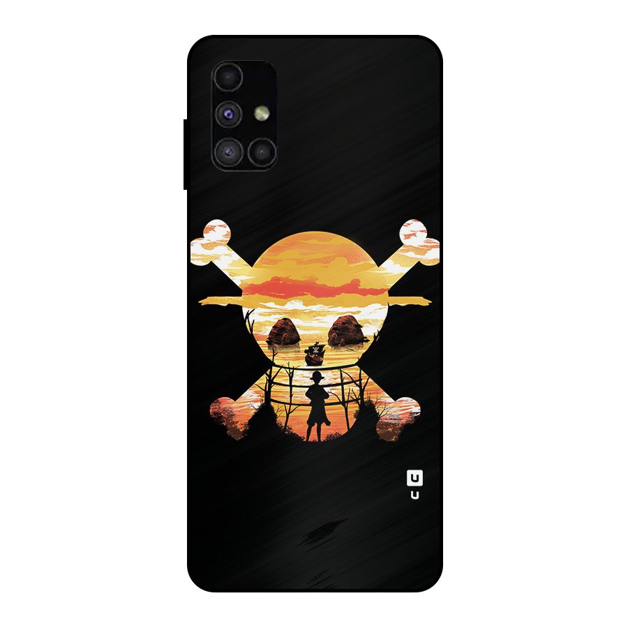 Minimal One Piece Metal Back Case for Galaxy M51