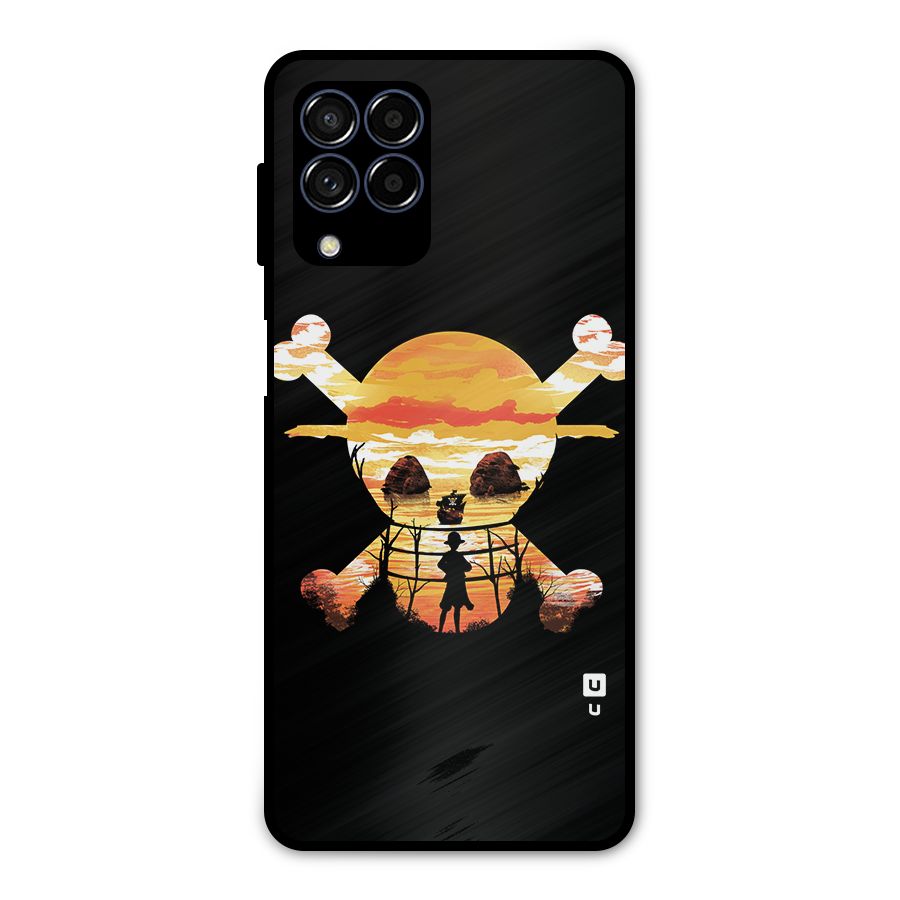 Minimal One Piece Metal Back Case for Galaxy M53 5G