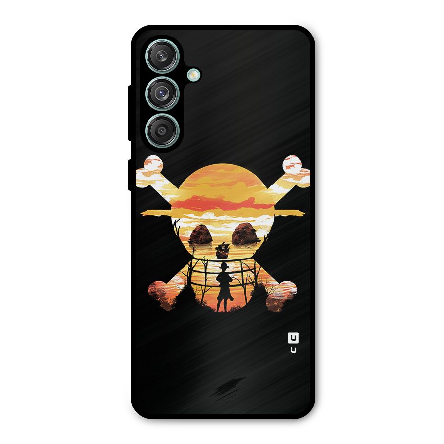 Minimal One Piece Metal Back Case for Galaxy M55 5G