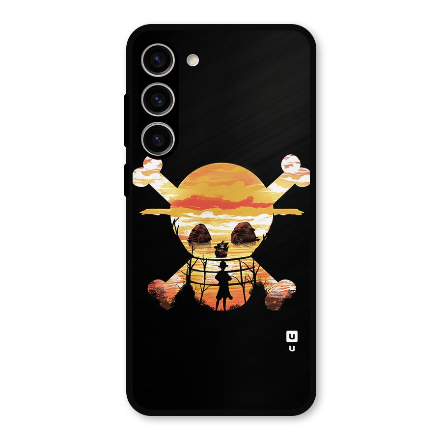 Minimal One Piece Metal Back Case for Galaxy S23 Plus