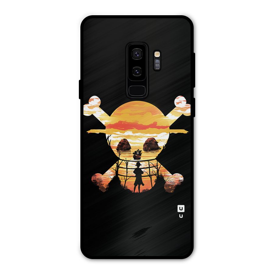 Minimal One Piece Metal Back Case for Galaxy S9 Plus