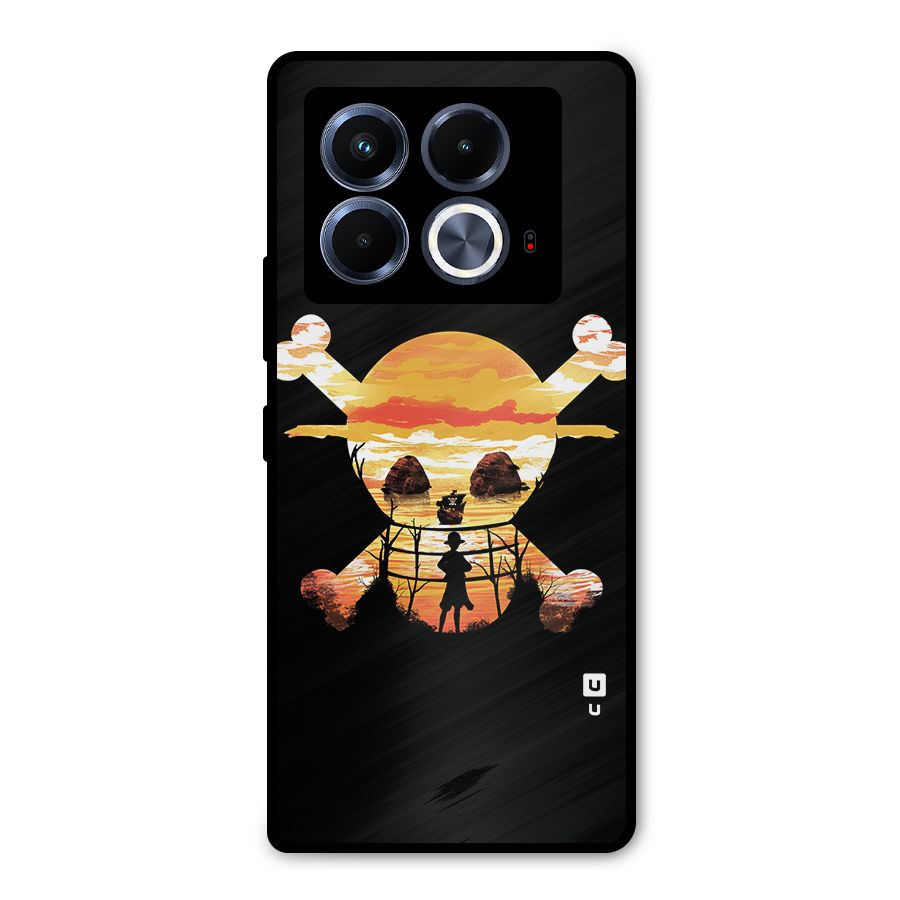 Minimal One Piece Metal Back Case for Infinix Note 40 5G