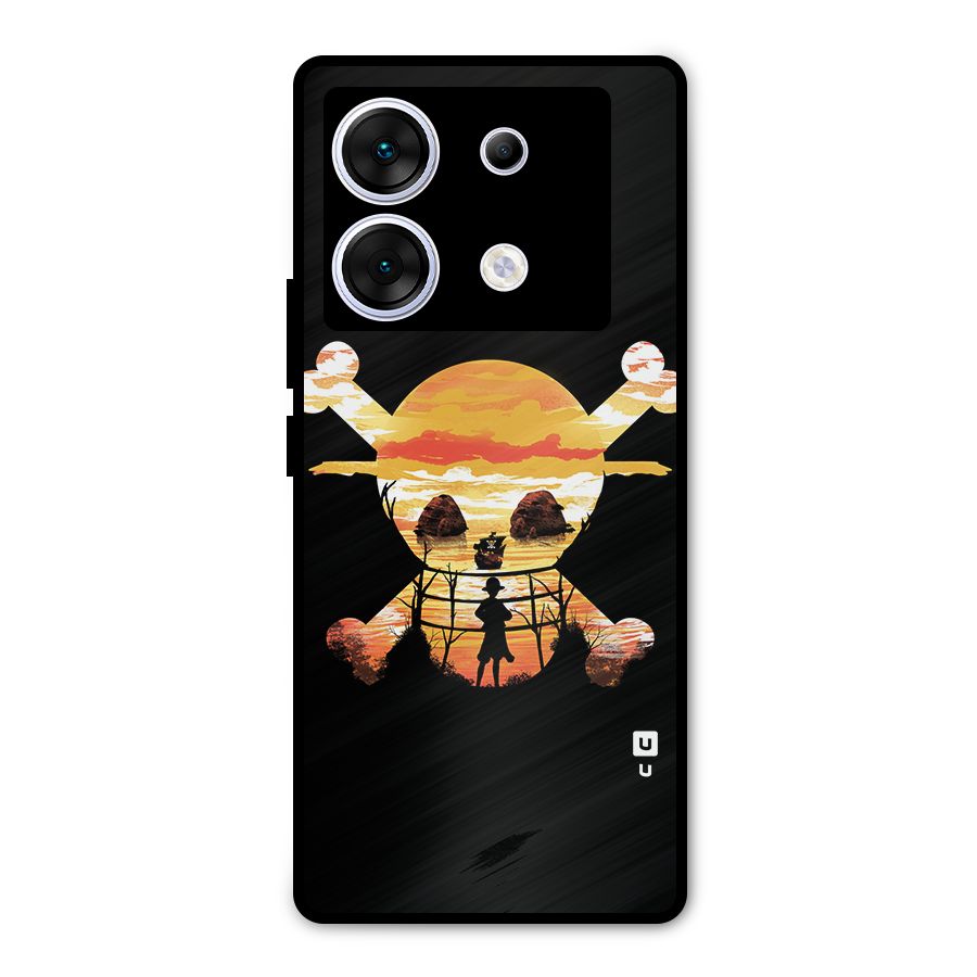 Minimal One Piece Metal Back Case for Infinix Zero 30 5G