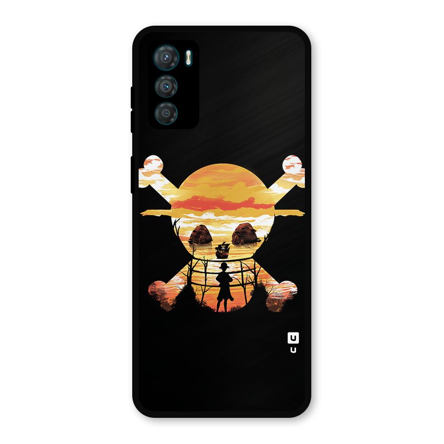Minimal One Piece Metal Back Case for Moto G42