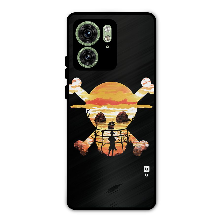 Minimal One Piece Metal Back Case for Motorola Edge 40 5G