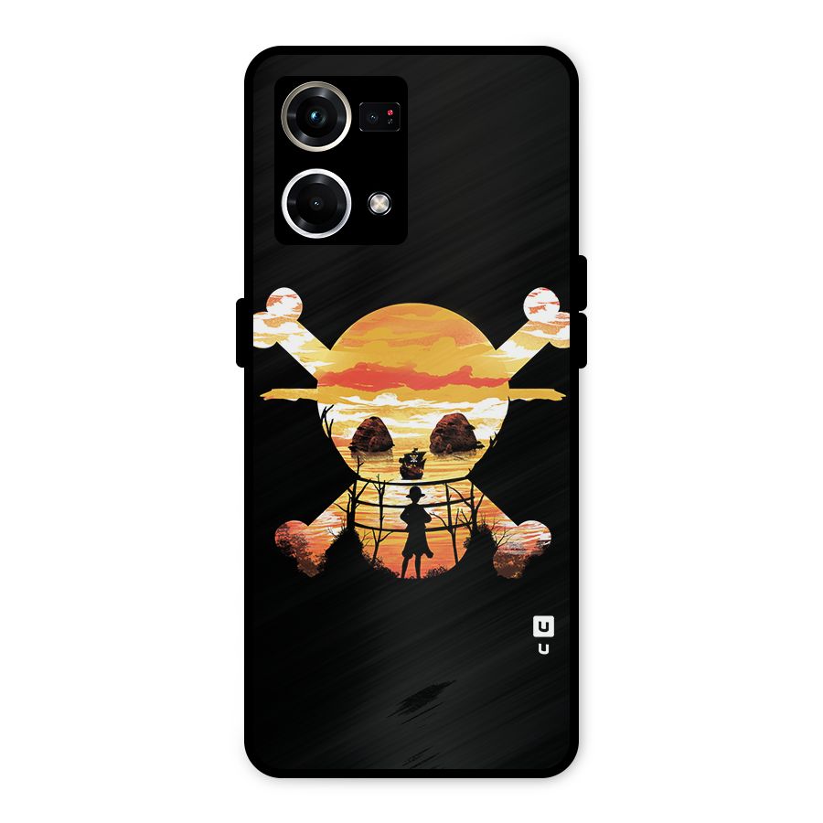 Minimal One Piece Metal Back Case for Oppo F21 Pro 4G