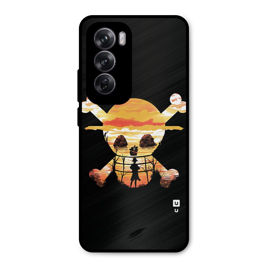 Minimal One Piece Metal Back Case for Oppo Reno12 Pro