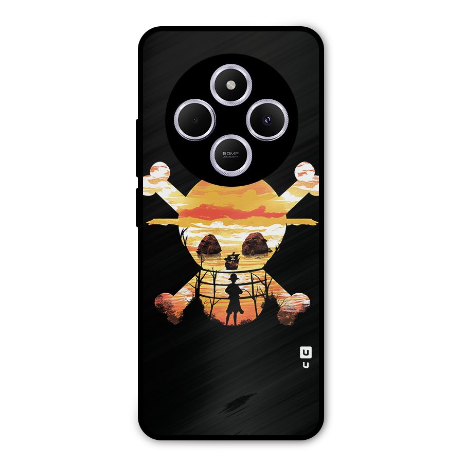 Minimal One Piece Metal Back Case for Poco C75 5G