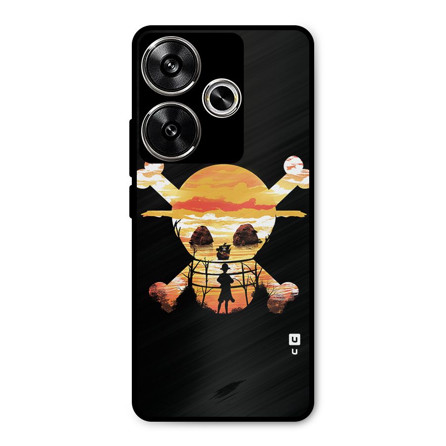 Minimal One Piece Metal Back Case for Poco F6