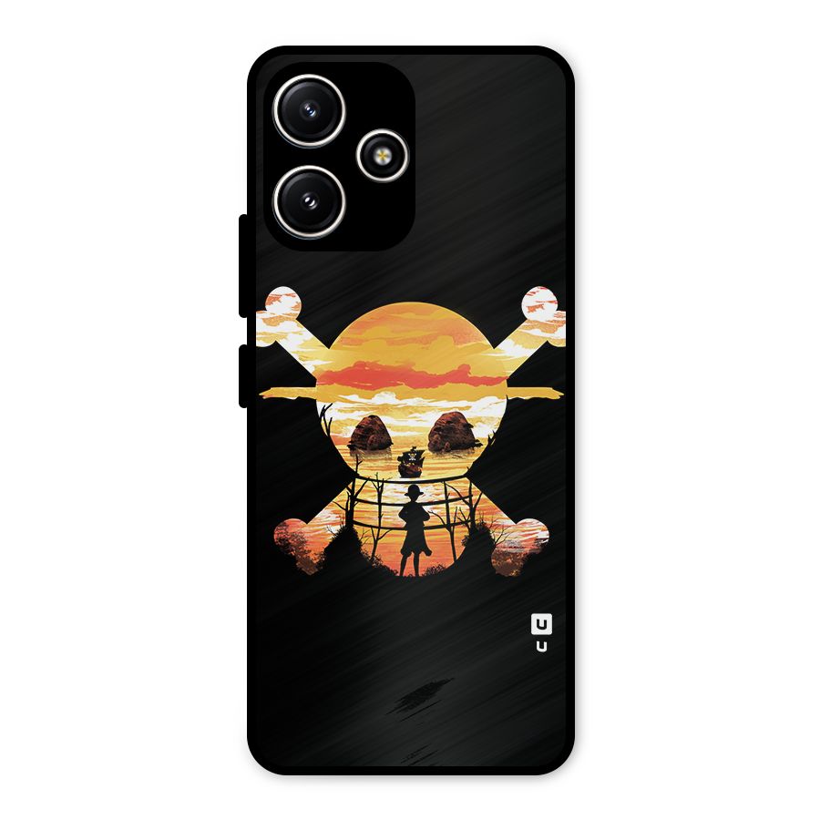 Minimal One Piece Metal Back Case for Poco M6 Pro