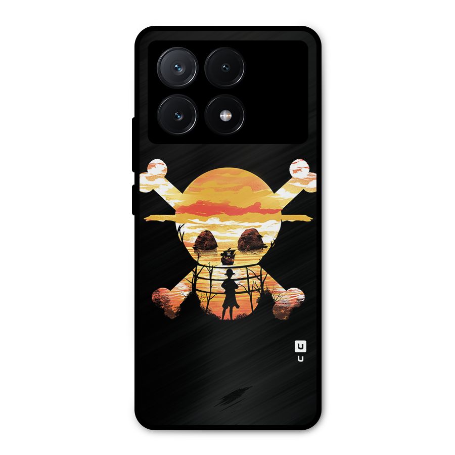 Minimal One Piece Metal Back Case for Poco X6 Pro
