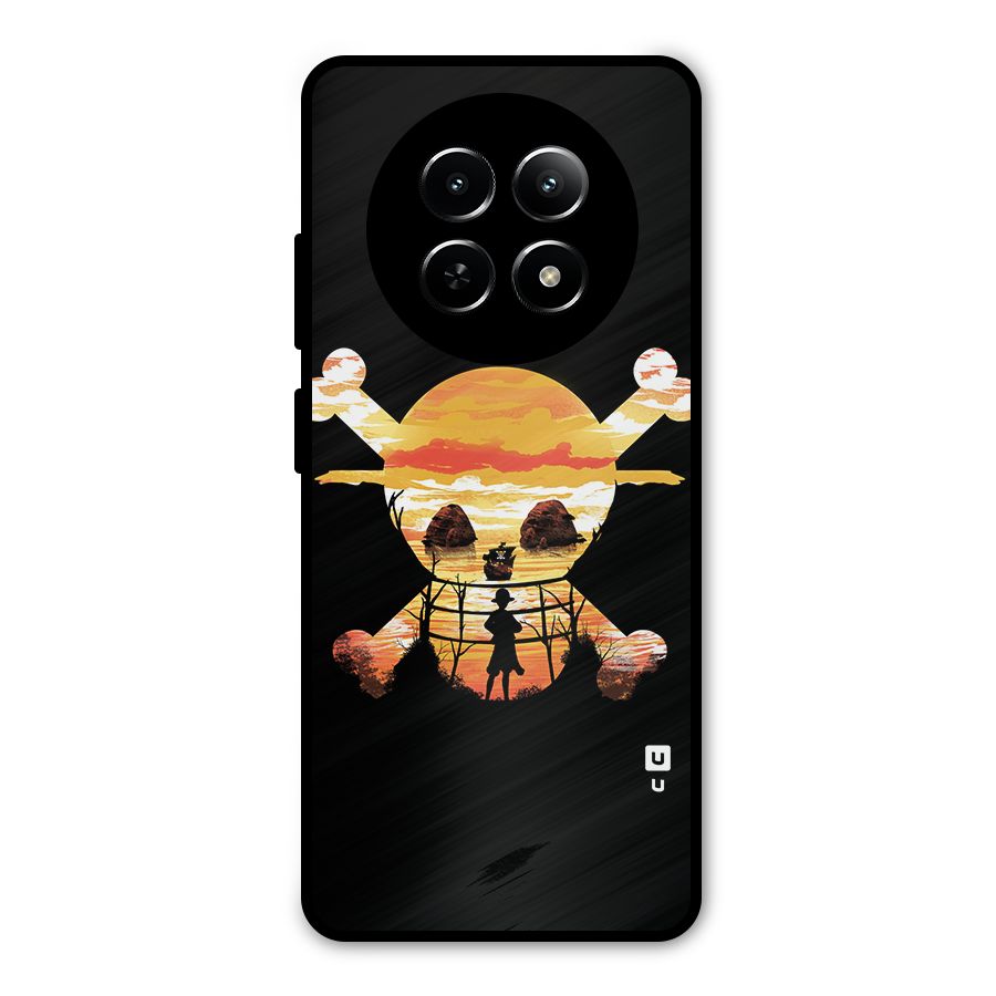 Minimal One Piece Metal Back Case for Realme 12x 5G